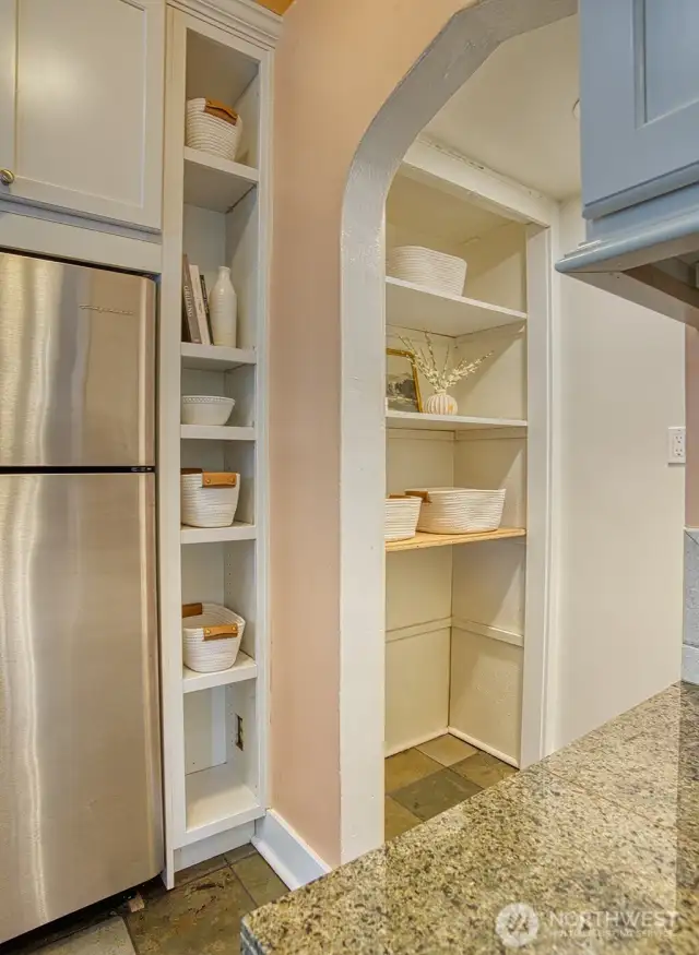 Open pantry.