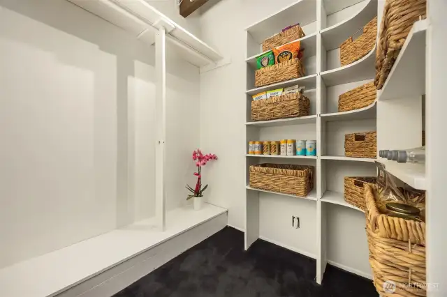 Storage closet off of the Flex Space