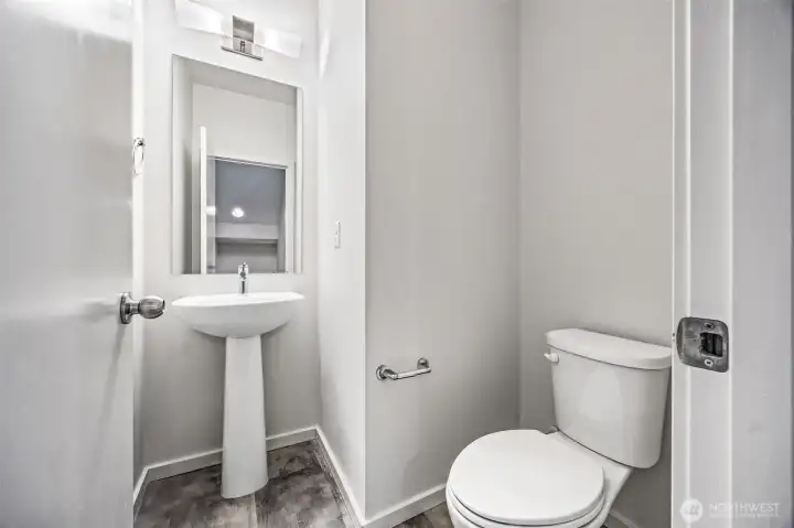 main level powder room