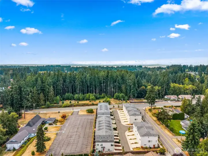 Sundquist park is the green area