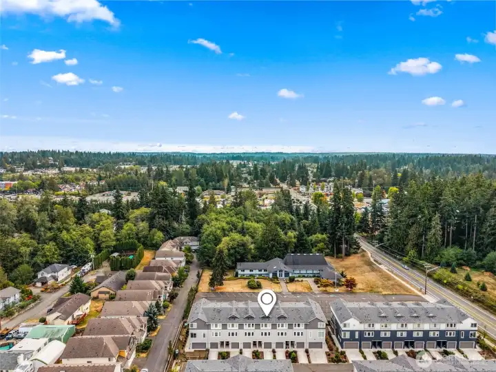 close to schools and shops