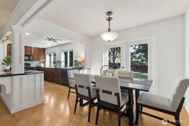 Lots of room to entertain here! - With French doors to take you outside for play & barbecuing!