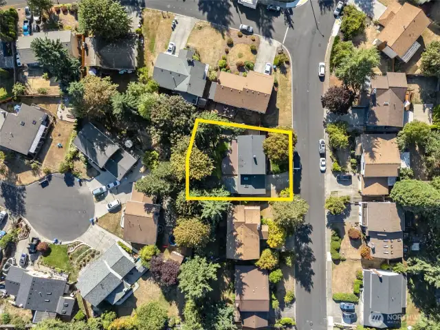 Private, treed property!