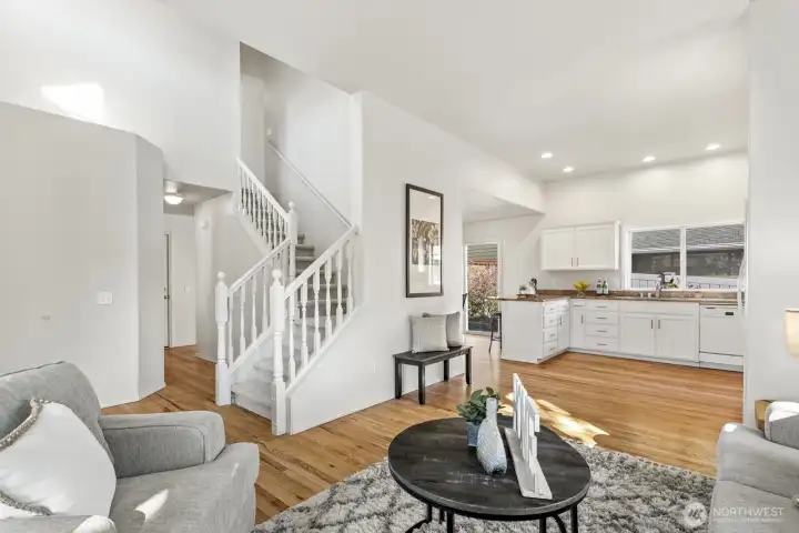 A beautiful space for quiet evenings at home, or holiday gatherings.
