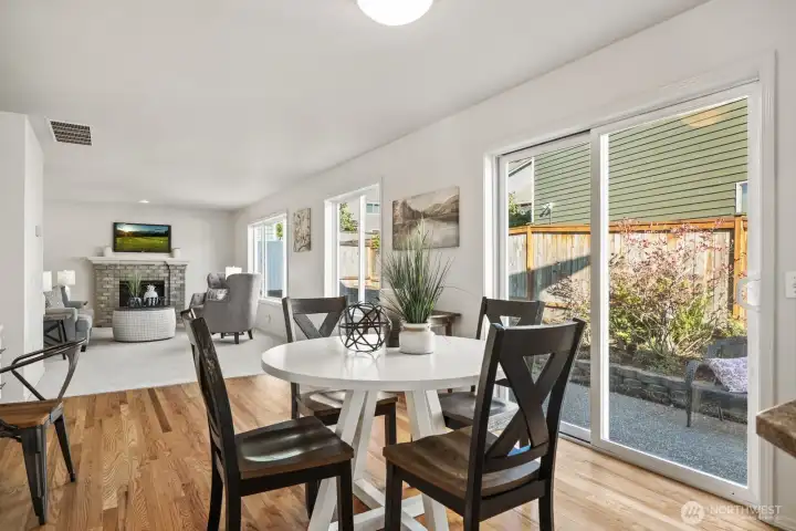 Entertainer's dream with connected living spaces throughout the main level.