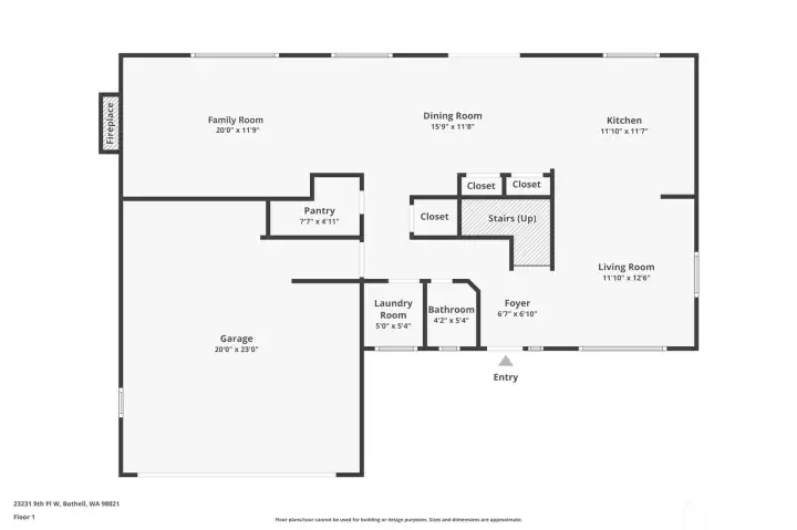 Main floor layout.