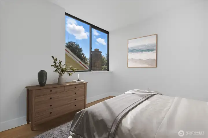 Upper Level Guest Bedroom *Photo has been virtually staged