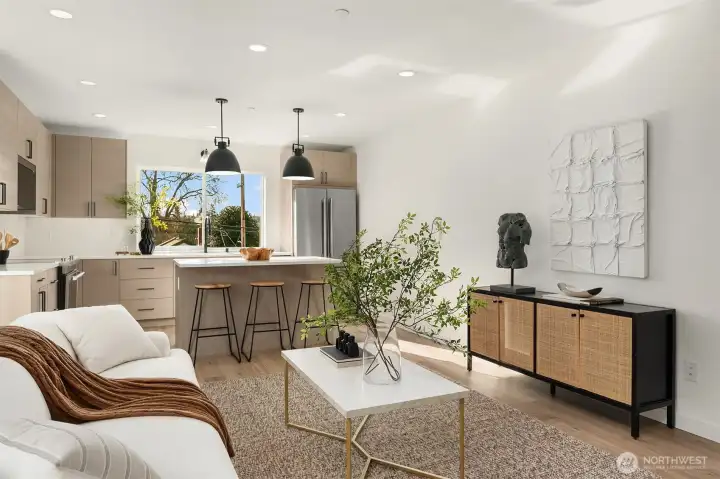 Photo from model home with similar floor plan