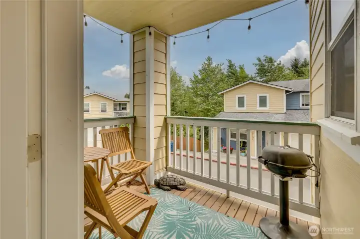 Nice & Private, BBQ or Simply Sip your Favorite Beverage.