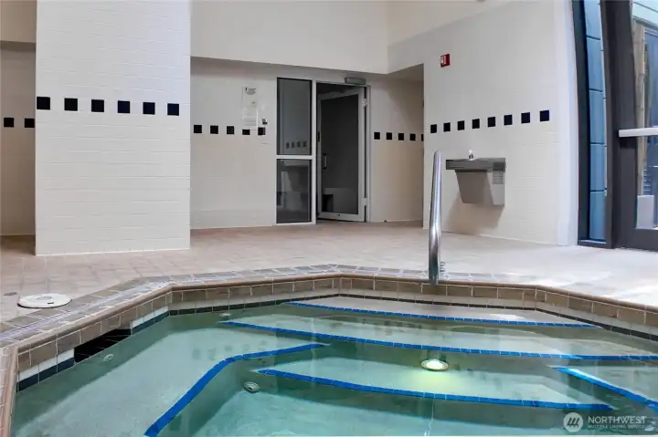 Hot tub and steam room