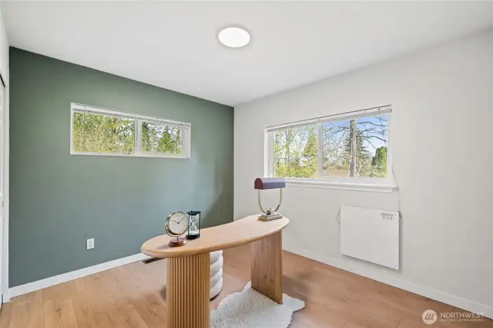 Second bedroom makes a great in home office space