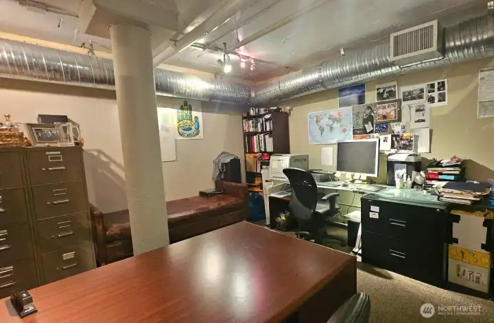 Large work room or separate office.