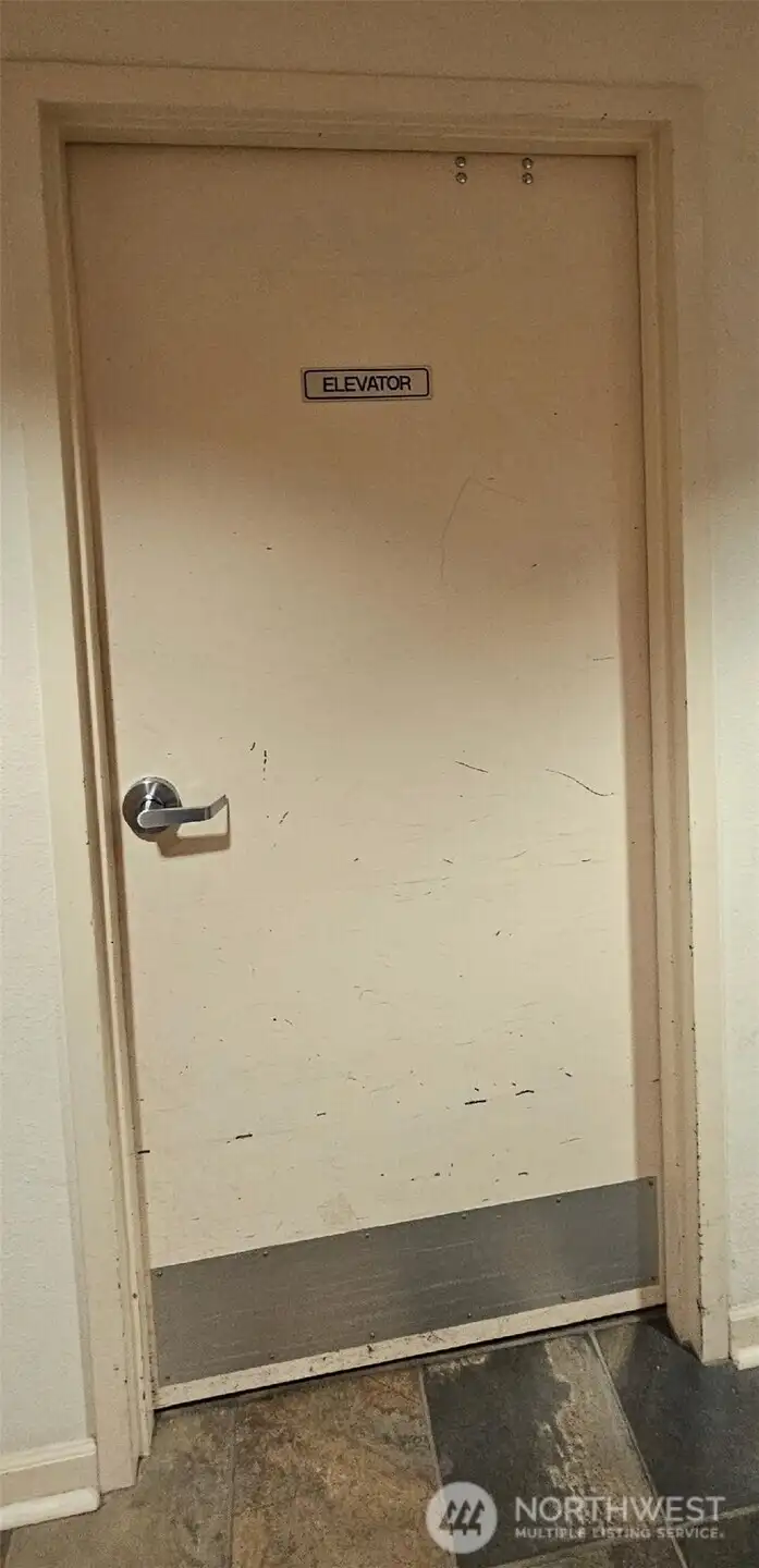 Elevator for easy access to garage.