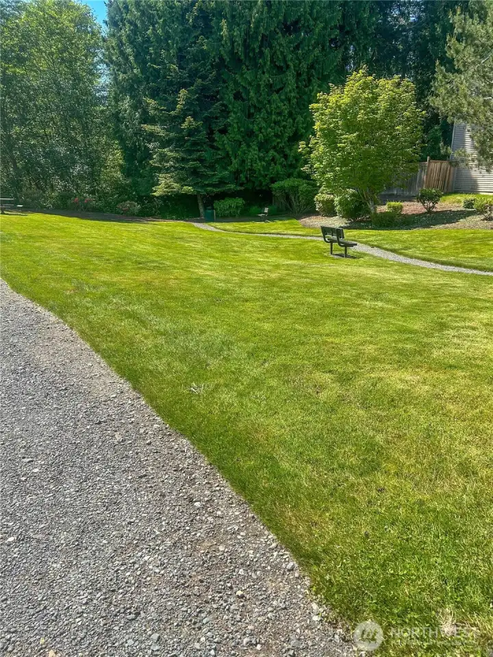 So much to offer with even more picnic areas and walking trails,  throughout the community.