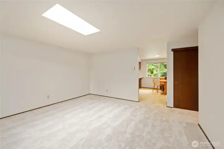 Living Room has Skylight