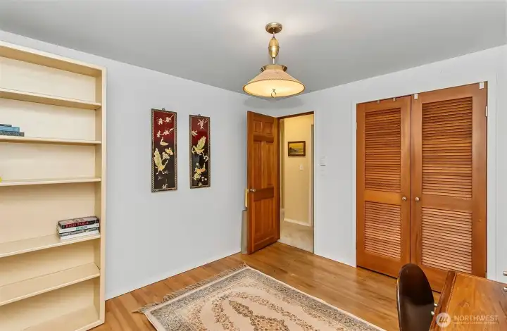 Bedroom #2 with hardwood floors and great space Bedroom #2 with hardwood floors and great space