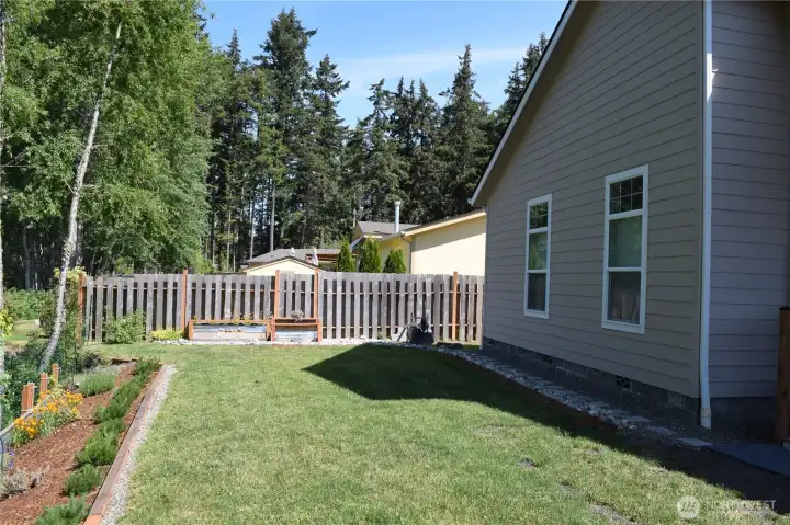 Level backyard