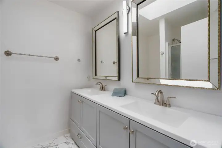 Updated primary bathroom