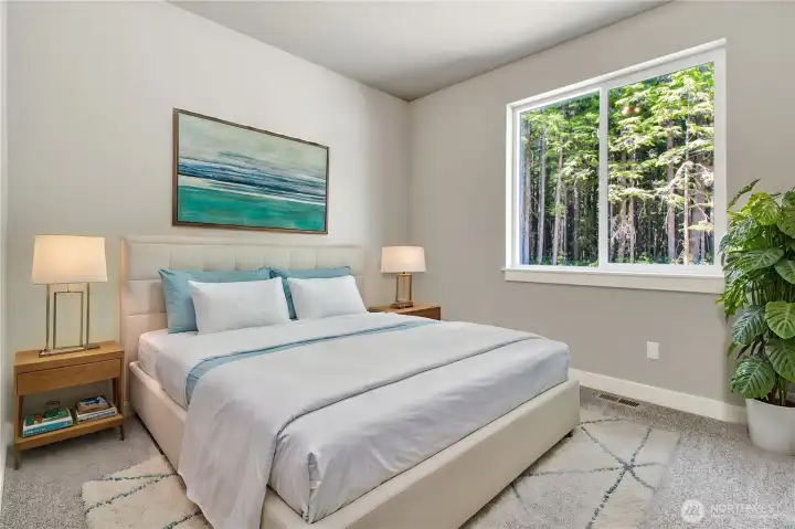 First bedroom down the hall.
