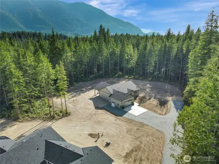 Home one and home two are set in a peaceful timber surrounded retreat.