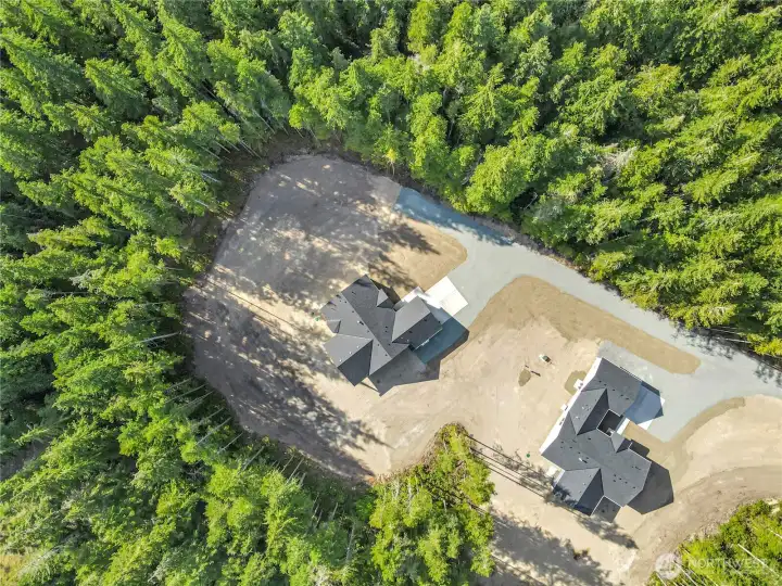 Overhead view shows no neighbors other than each other insight.
