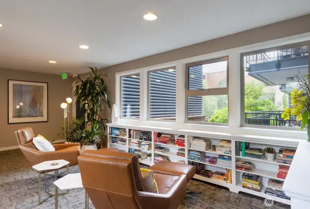 2nd floor lobby is an exchange library.