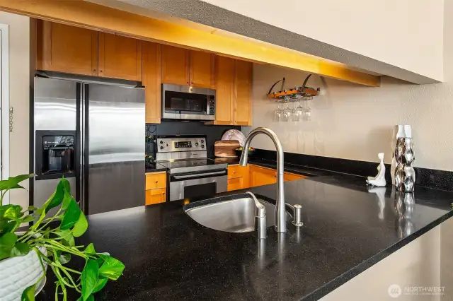Elegant solid surface.