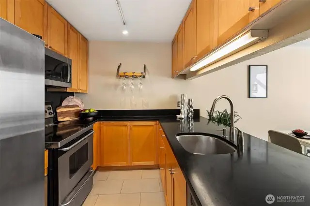 Maple Cabinets.