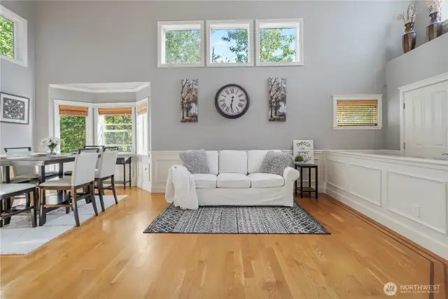 Formal living and dining room areas.