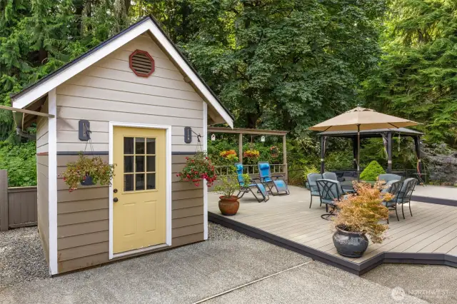 This could easily be made into a Sauna or Shop.