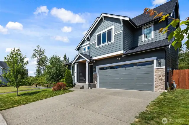 3 bedrooms and 3.5 bathrooms with HUGE 3rd story rec room!