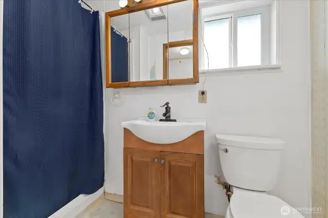 Main floor 3/4 bath.