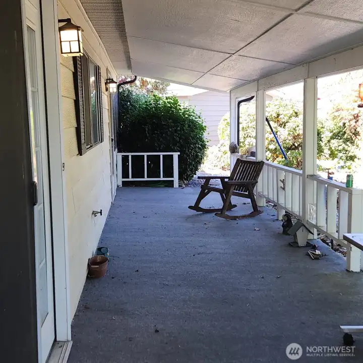 Huge front porch