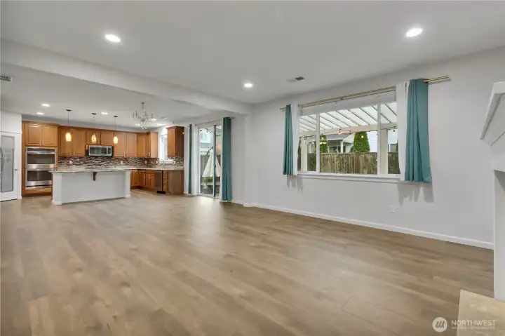 Eating area and great room