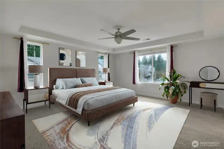 This room is virtually staged