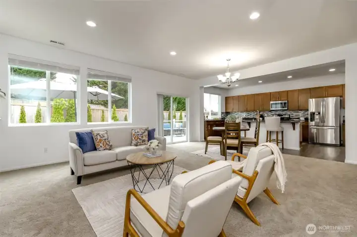 Open concept living in this beautiful and functional floor plan.