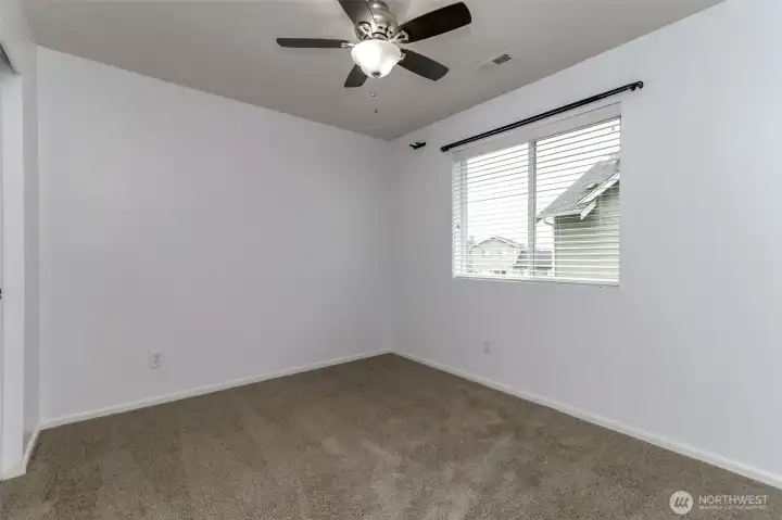 This is the 3rd extra bedroom and is situated at the back of the house.