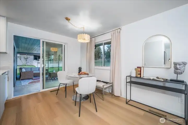 Dining Nook off Kitchen