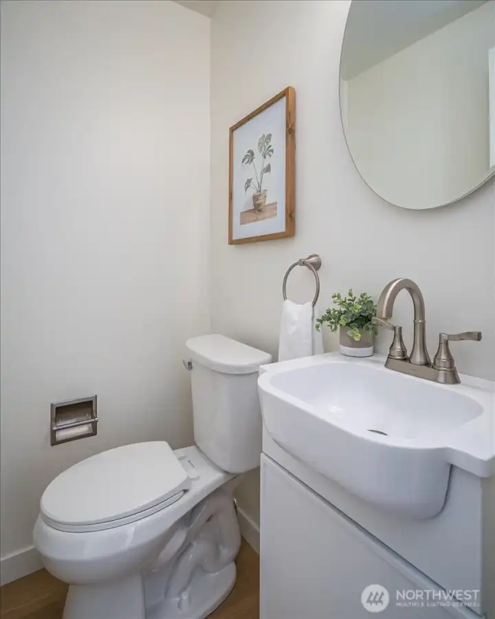 1/2 Bath off Living Room