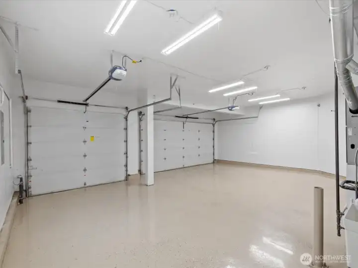 Plenty of space for vehicles, storage, or workshop space.