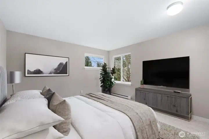 Second bedroom (virtually staged)