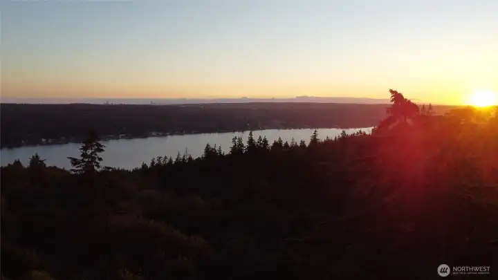 Enjoy beautiful sunsets every evening.