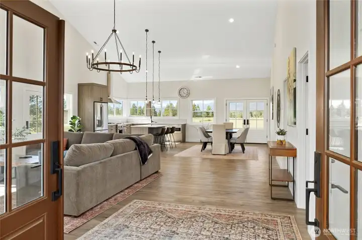 Entry to the 1,760 sq ft living area, welcoming you into the home.