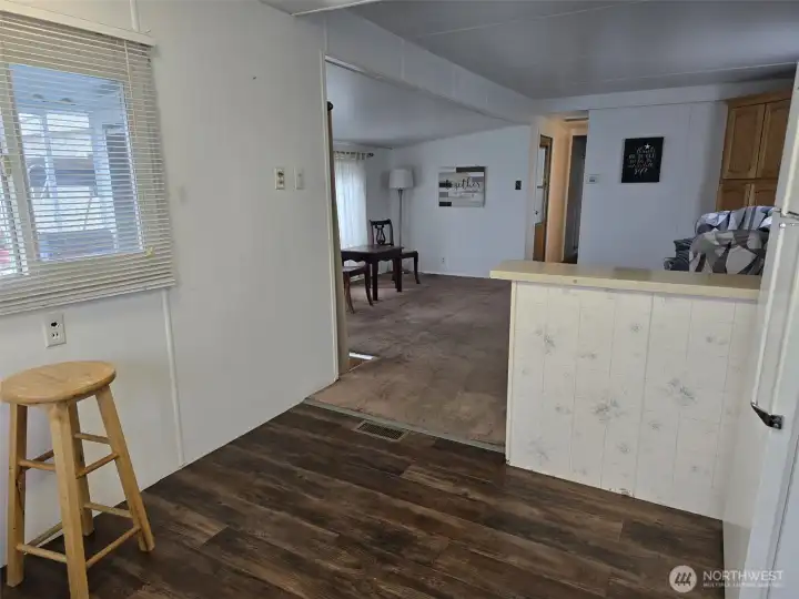 Space for a little table near window
