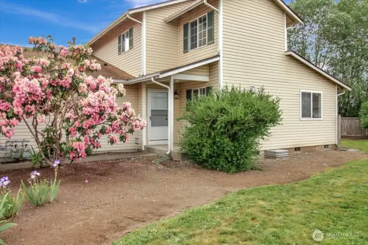 View of front and side yard
