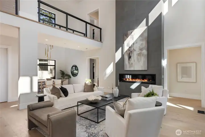 Living and dining space