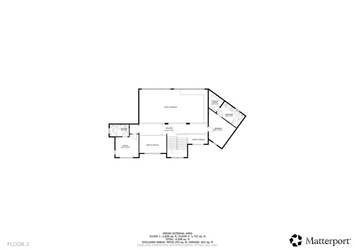 2nd story floorplan