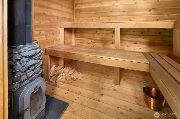 Wood fired Finnish Sauna Wood fired Finnish Sauna