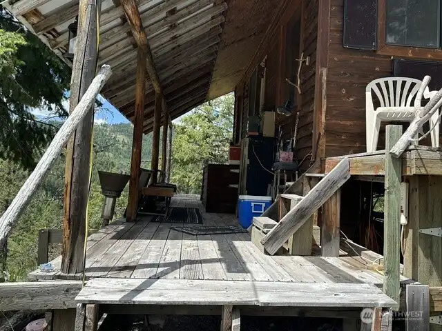 Front deck.