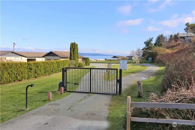 Gated Beach with bbq and boat ramp